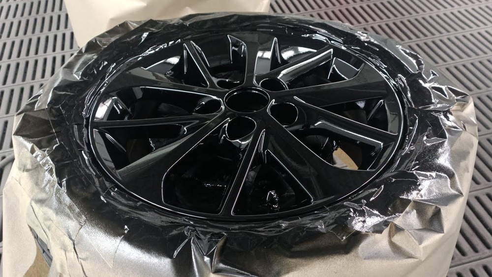 Car Wheel Black Paint