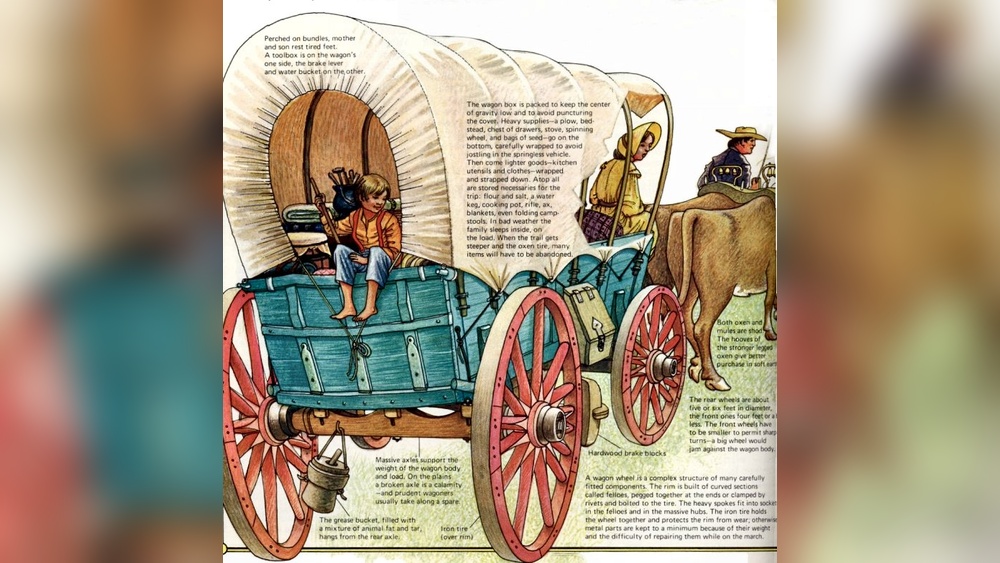 How Big is a Covered Wagon Wheel