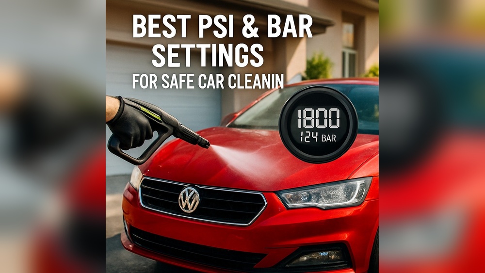 How Much Bar Pressure Required for Car Wash
