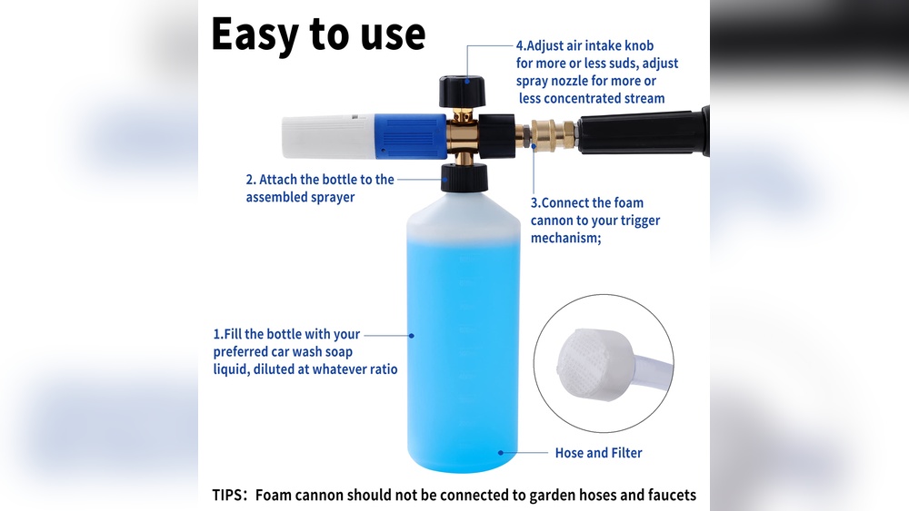 How Much Soap Do You Put in a Foam Cannon