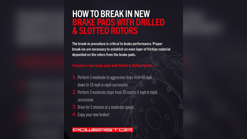 How to Brake in New Rotors And Pads