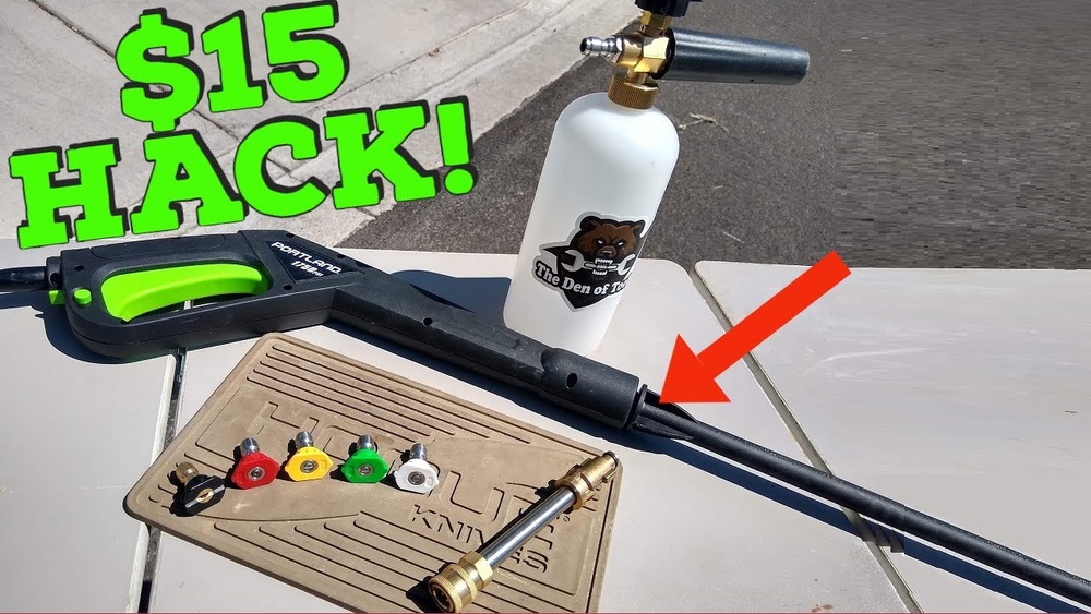 How to Connect Foam Cannon to Sun Joe Pressure Washer