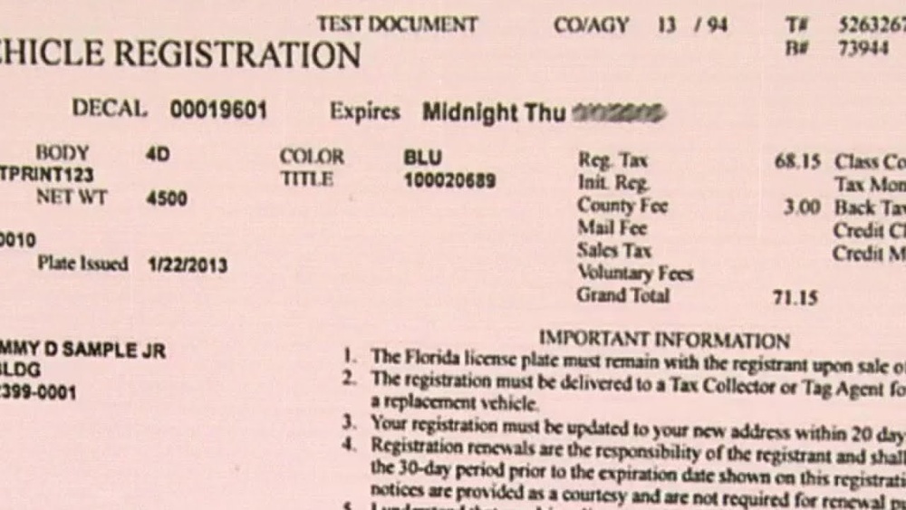 How to Get a Copy of Car Registration in Florida