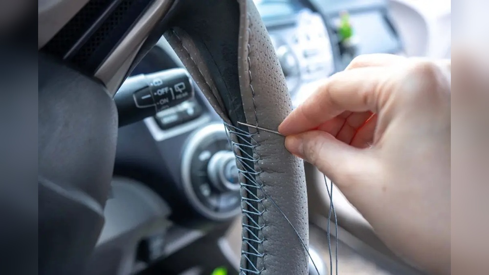How to Make a Steering Wheel Cover Smaller