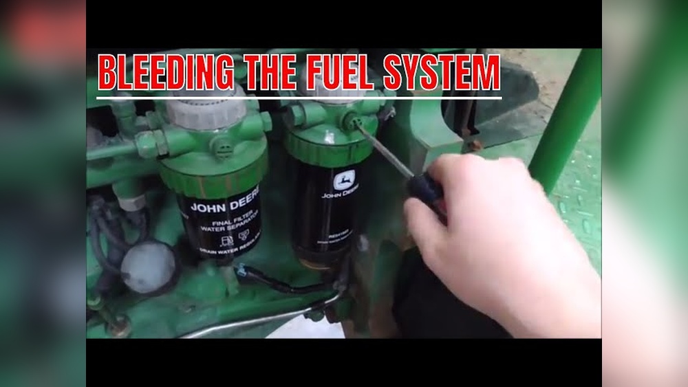 How to Prime John Deere Fuel Filter