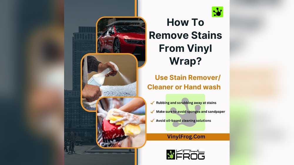 How to Remove Stains from Vinyl Wrap