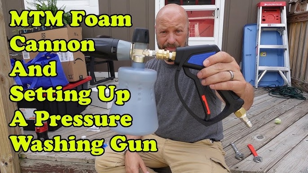 How to Use Mtm Foam Cannon Youtube