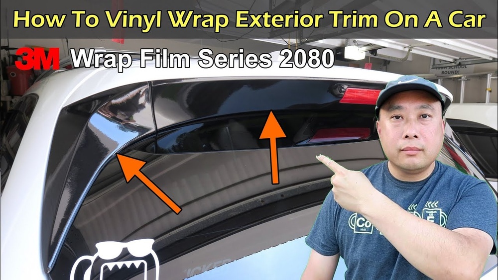 How to Vinyl Wrap Trim