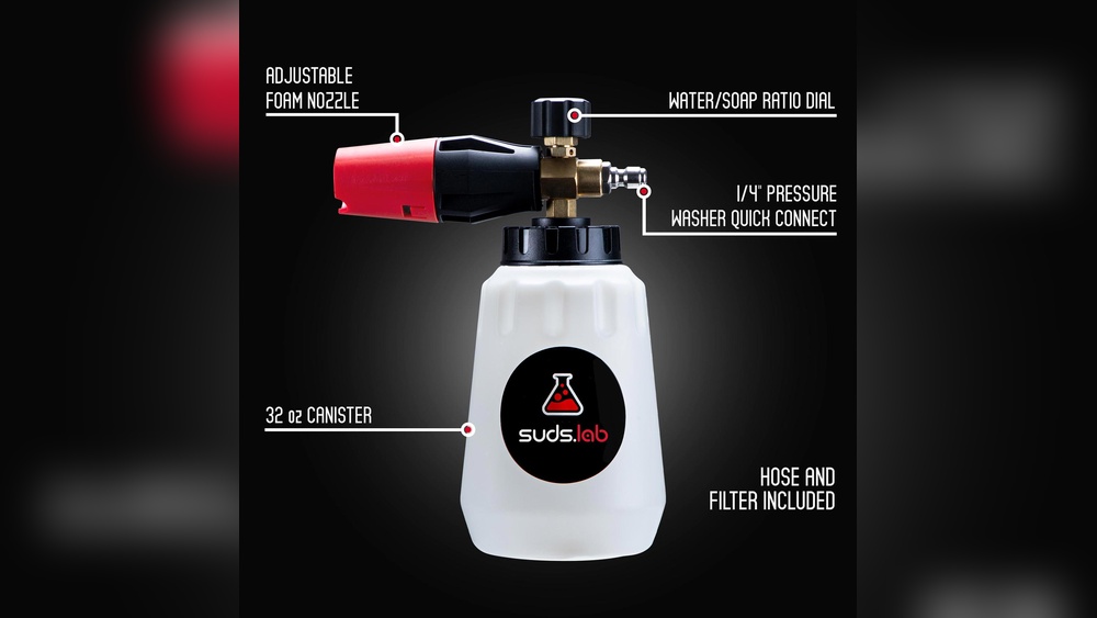 What is the Soap to Water Ratio for Foam Cannon