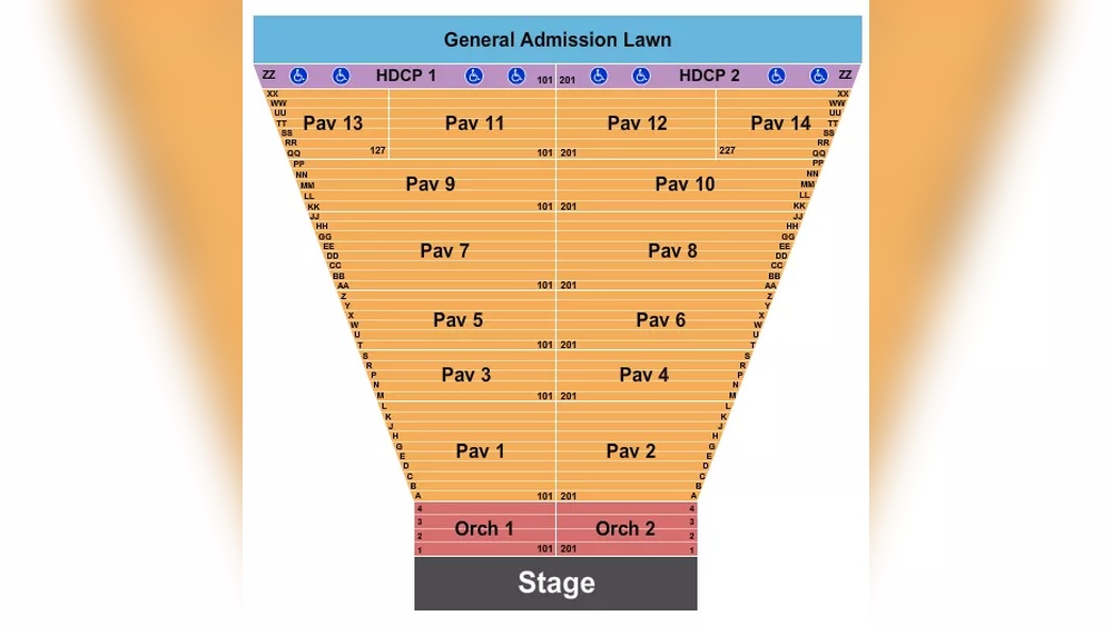 What Seats are Covered at Meadowbrook